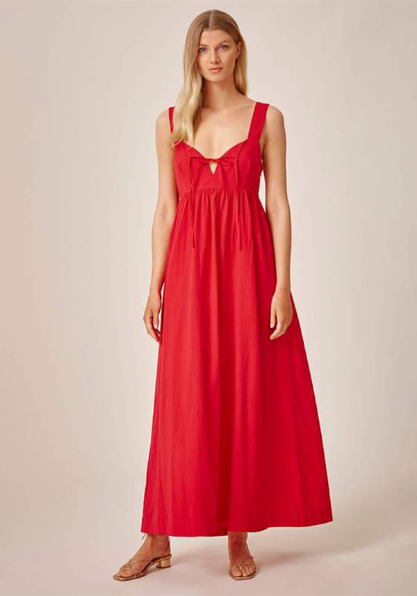 Red Privet Maxi Dress from Wiggy Kit