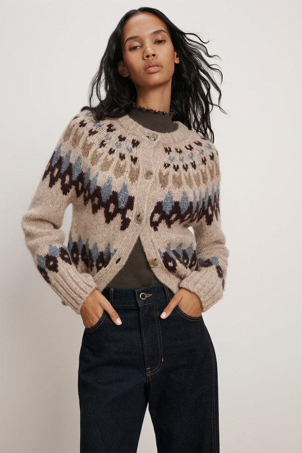 Christina Fair Isle Cardigan from Veronica Beard