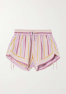 Thalia Striped Cotton-Voile Shorts from Isabel Marant