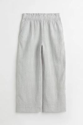 Ankle Length Linen Trousers from H&M