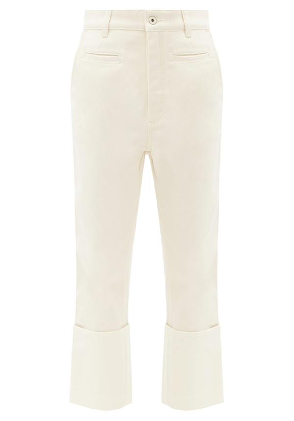 Fisherman Turn-Up Cropped-Leg Jeans from Loewe