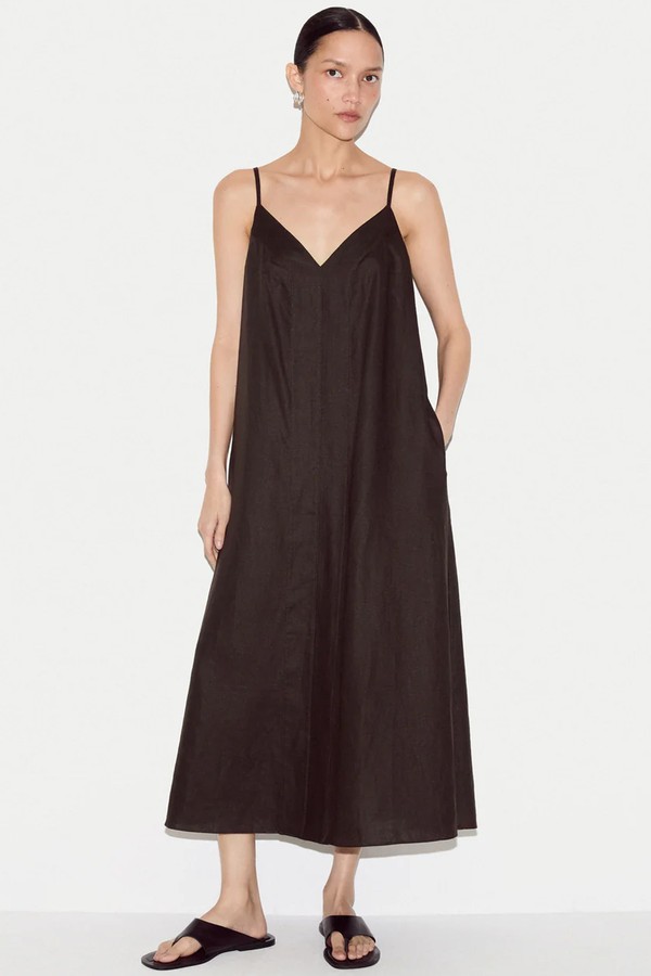 Linen Strappy Sundress
