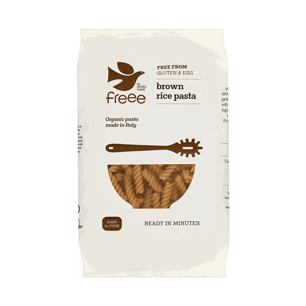 Gluten Free Organic Brown Rice Fusilli from Freee