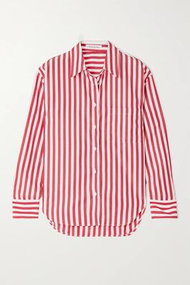 Lui Striped Poplin Shirt from Frankie Shop