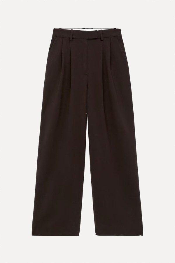 Wide-Leg Tailored Trousers from ARKET
