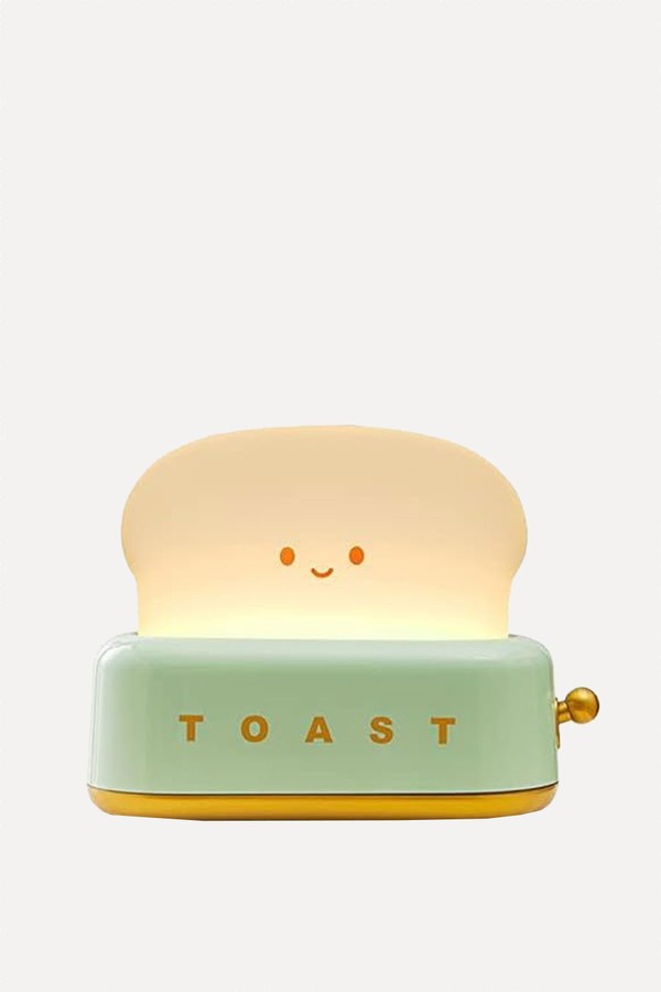 Cute Toast Rechargeable Night Light from WUYOR