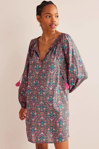 Smocked Neck Beach Kaftan, £65 | Boden