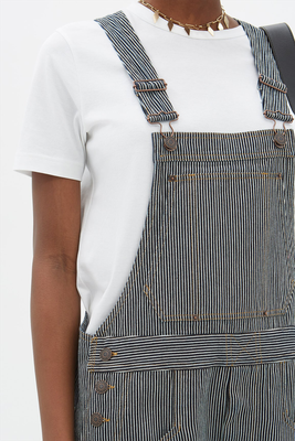 Madeline Striped Cotton Dungarees from Isabel Marant