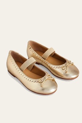 Leather Ballet Flats 