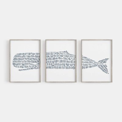 Sperm Whale Print from Prints By Jetty Home