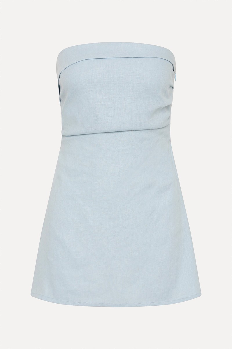 Boe Tunic Strapless Linen Top from Faithfull
