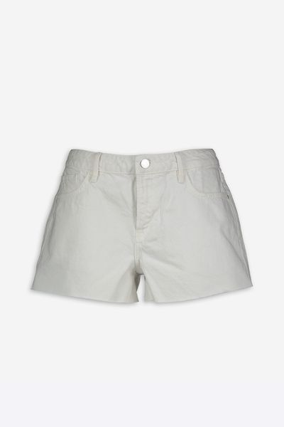 White Denim Shorts