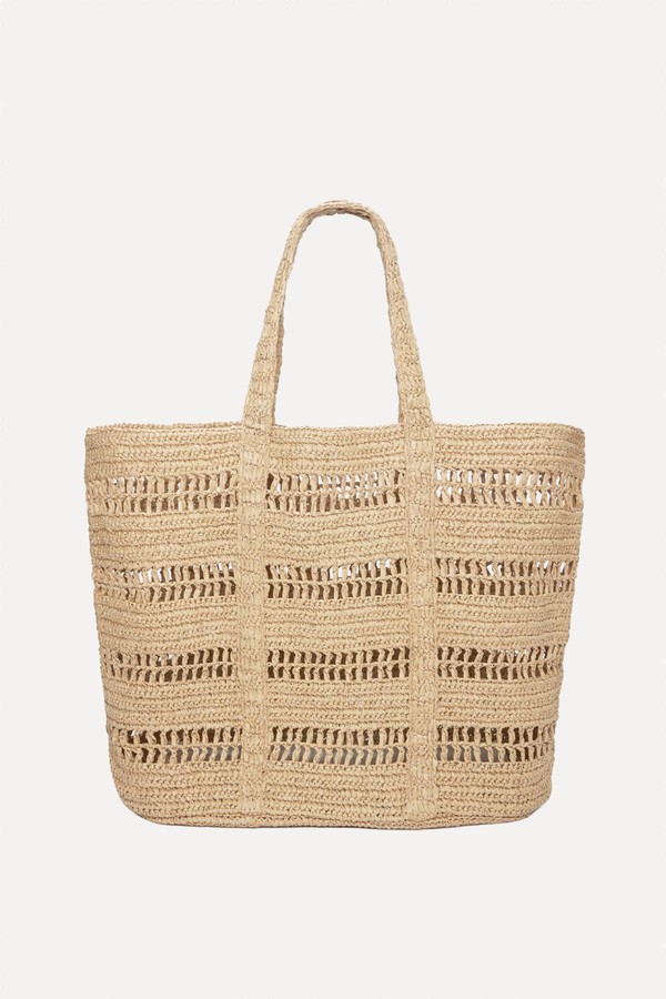Straw Shopper Bag from The White Company