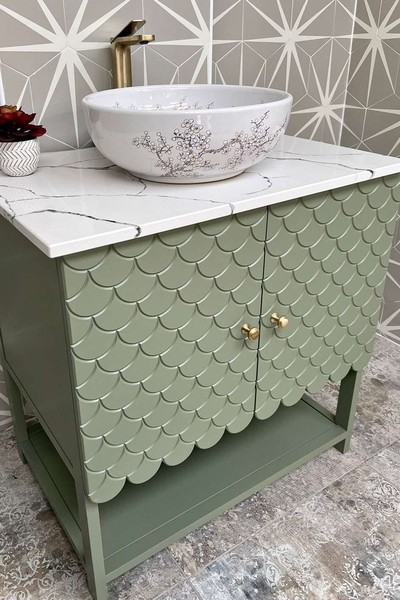 The Bay ‘Scallop’ 2 Door Vanity Unit from Parker Howley & Co