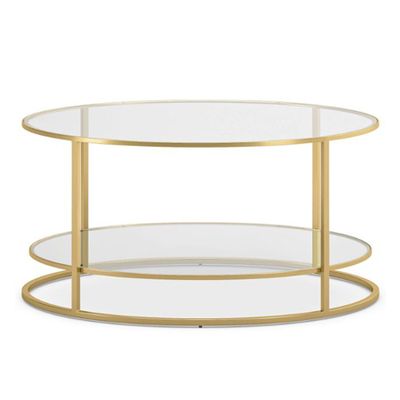 Santoro Brass Oval Coffee Table from Marks & Spencer