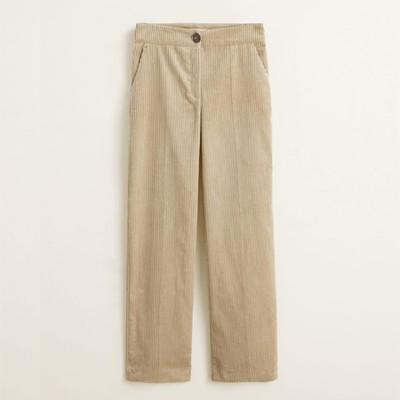 Corduroy Structured Trousers from Mango