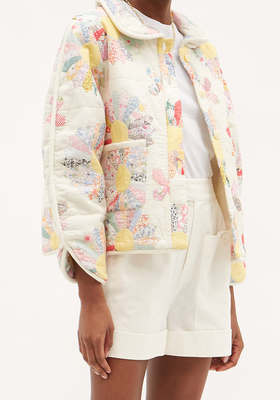 Linden Patchwork Quilted-Cotton Jacket from Sea