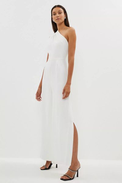 Premium One Shoulder Drape Jumpsuit, £167.20 (was £209)