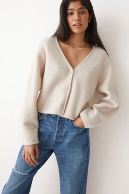 Boxy Wool Knit Cardigan from & Other Stories