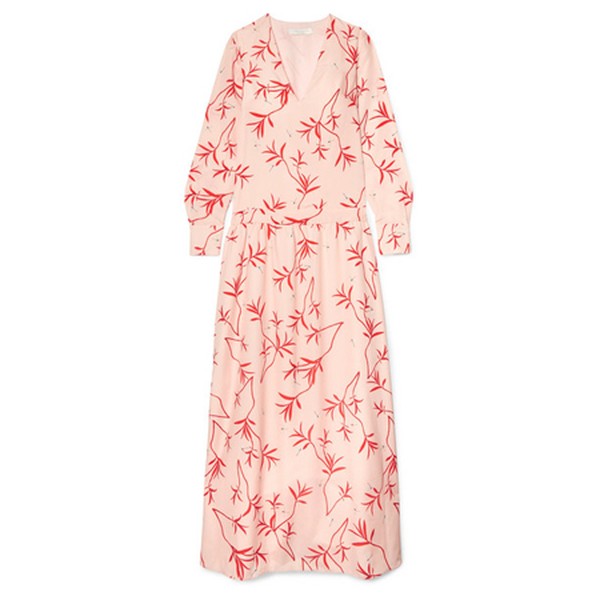 Printed Crepe De Chine Maxi Dress from Borgo Be Nor