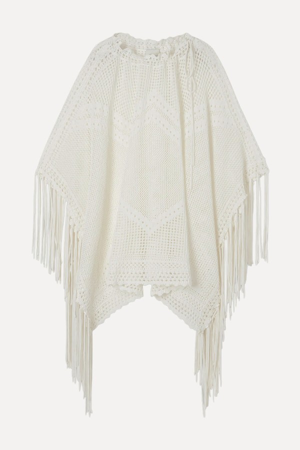 Metilia Crocheted Fringed Cotton Top from ISABEL MARANT 