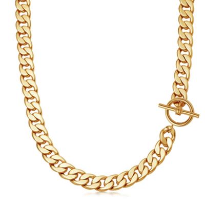 T Bar Chunky Chain Necklace