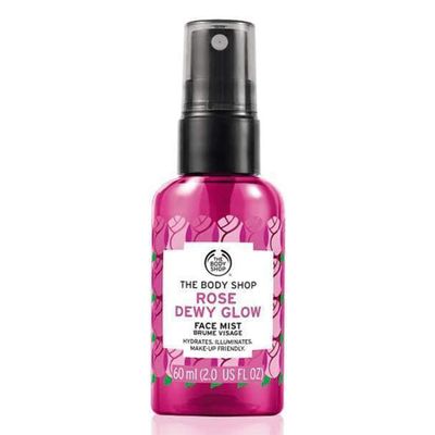 Rose Dewy Glow Face Mist from The Body Shop