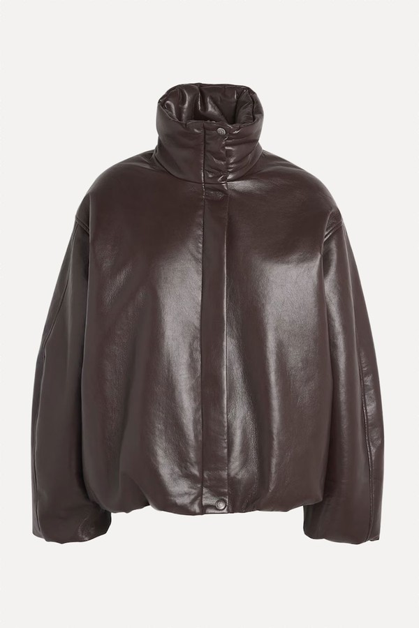 Leather-Blend Cyrus Bomber Jacket from Anine Bing
