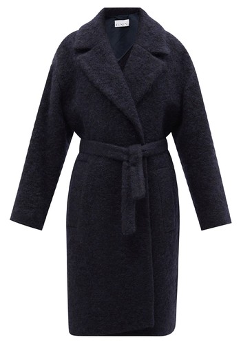 Belted Wool-Blend Coat from Raey