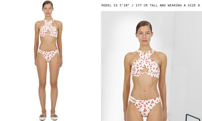 Floral Printed Ruched Bikini Briefs