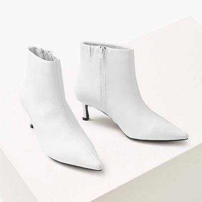 Wide Fit Kitten Heel Ankle Boots from Marks & Spencer
