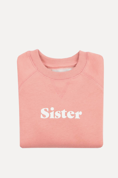 Rose Pink 'Sister' Sweatshirt