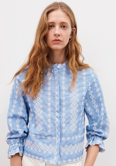 Embroidered Shirt from Zara