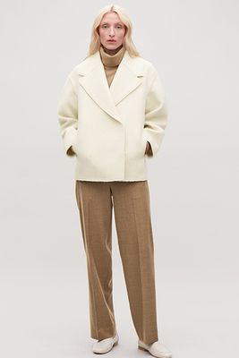 Oversized Lapel Wool Coat from Cos
