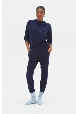 Cashmere Joggers In Midnight Blue