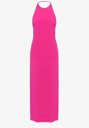 Harisha Tie Back Viscose Dress from Three Graces London