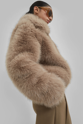 Sabrina Faux Fur Jacket, £185 | The Frankie Shop