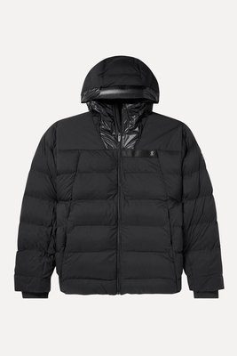 Challenger Webbing-Trimmed Quilted Shell Hooded Down Jacket from ON