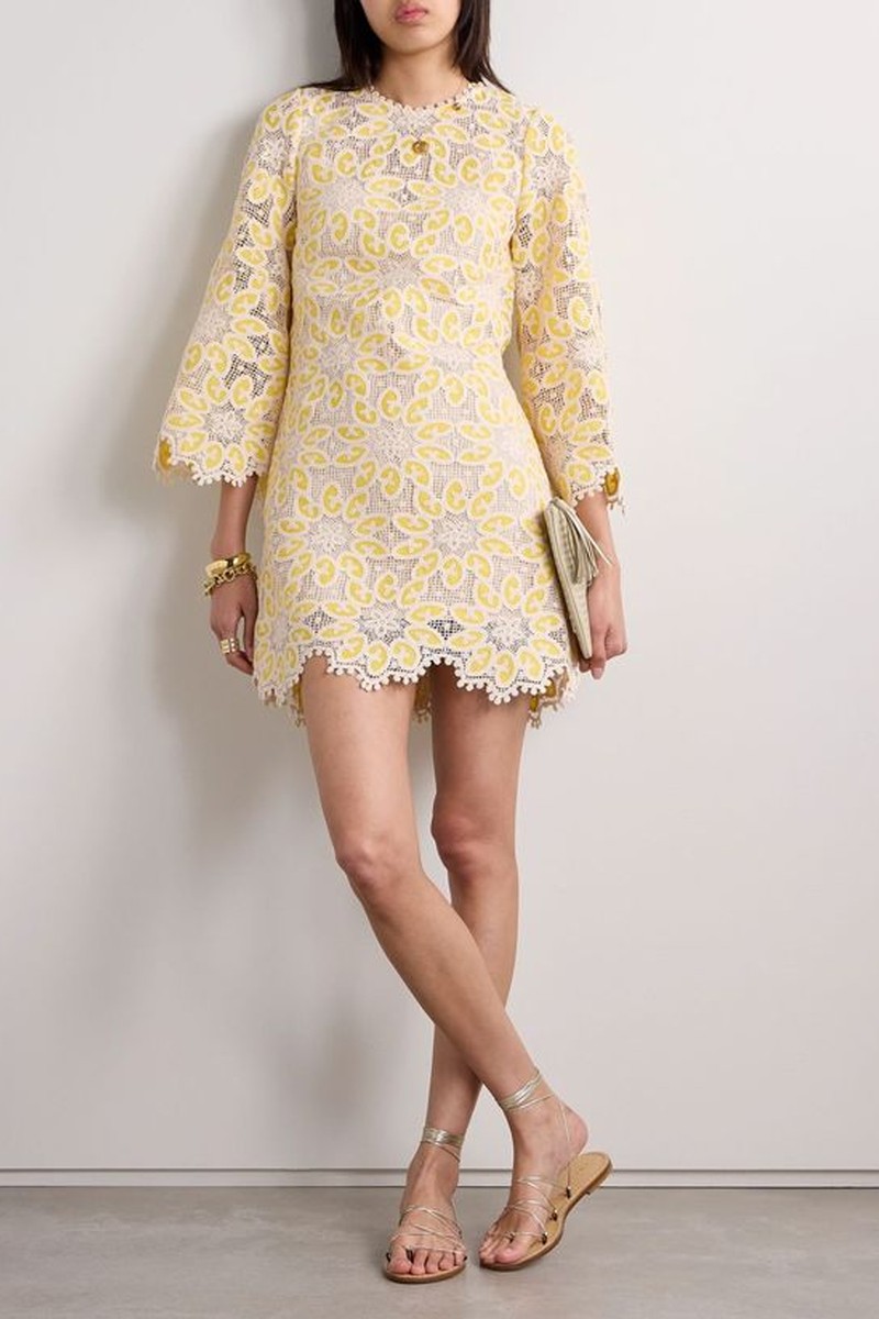 Cotton-Lace Mini Dress from Zimmermann