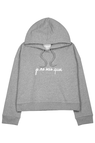 Je Ne Sais Quoi Flocked Sweatshirt from Maison Labiche