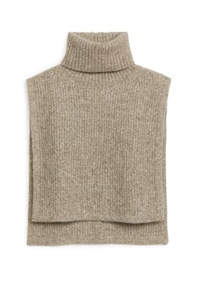 Alpaca Yak Blend Roll-Neck Collar