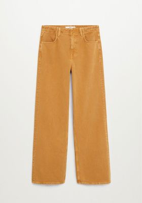 Wide Leg High Waist Jeans from Mango