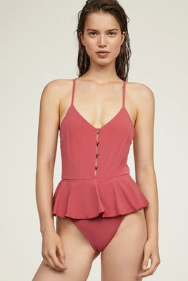 Triangle Swimsuit With Skirt from Oysho