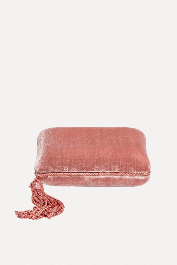 Tasseled Velvet & Silk Soru Box from SORU