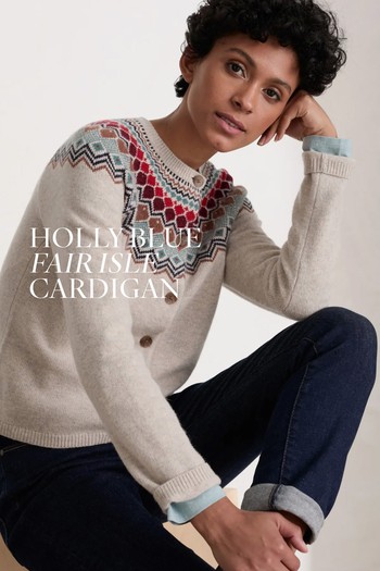 Holly Blue Fair Isle Cardigan, £89.95