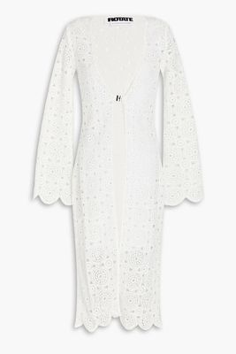 Kwamie Cotton-Blend Crocheted Lace Coverup from Rotate Birger Christensen