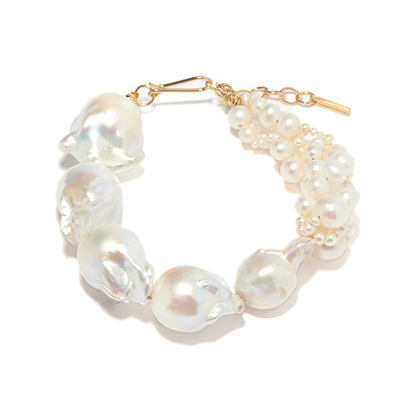 Parade Of Possibilities Pearl & Gold Bracelet from Completedworks