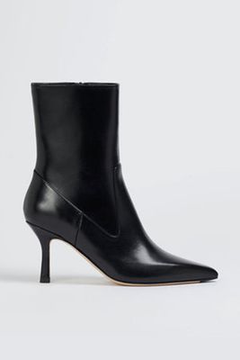 Aeyde  SOFIE Black Leather Ankle Boot