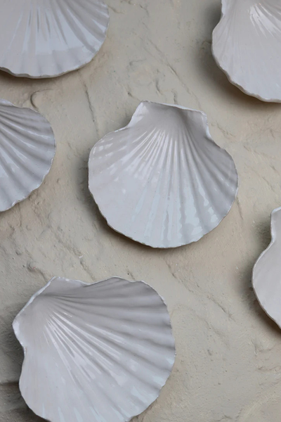 Ceramic Scallop Shell Dish from Sun & Day