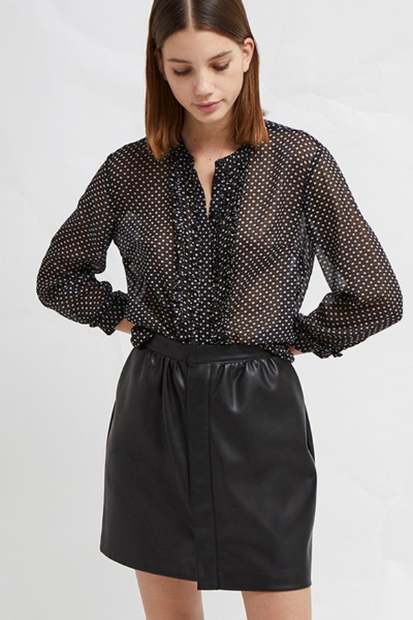 Bia PU Mini Skirt